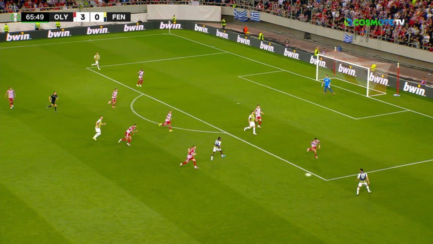 Με πέναλτι του Τάντιτς μείωσε σε 3-1 η Φενέρμπαχτσε