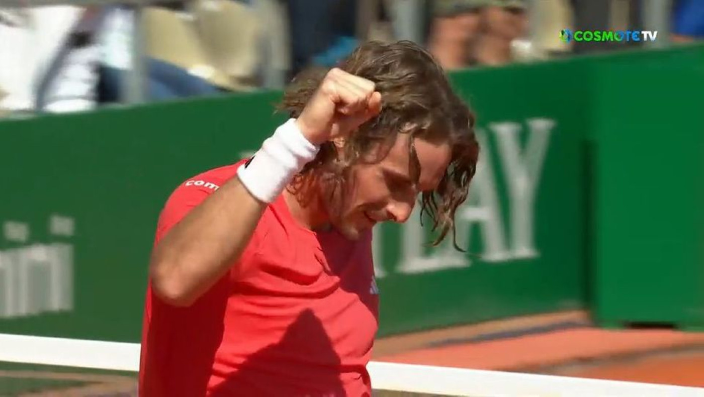 Κυρίαρχος ο Τσιτσιπάς και πρόκριση στα προημιτελικά του Μόντε Κάρλο