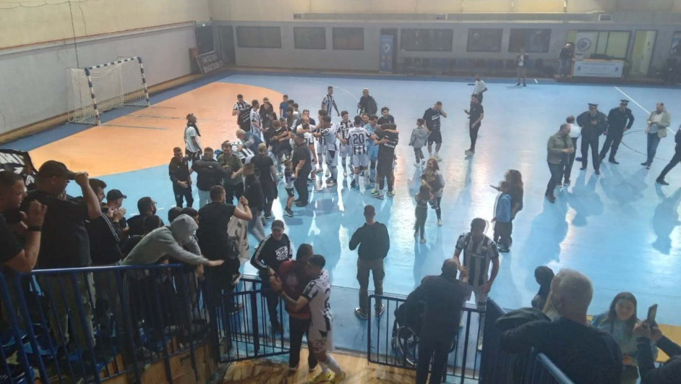 ΠΑΟΚ Futsal: Η μεικτή ζώνη μετά την κατάκτηση του Πρωταθλήματος