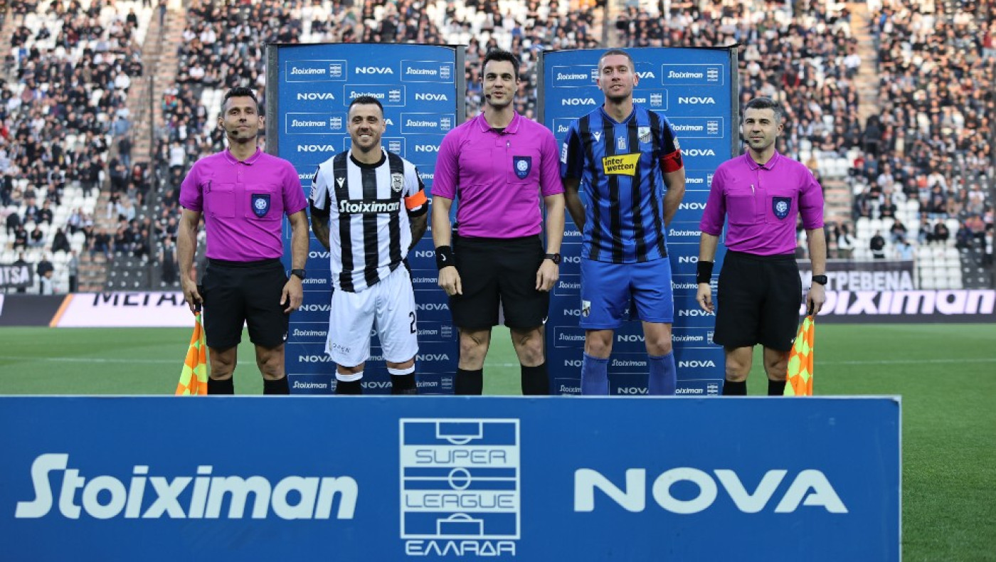 Κατσικογιάννης σφυρίζει τον ΠΑΟΚ στη Λαμία, Σλοβένος στο «Βικελίδης»