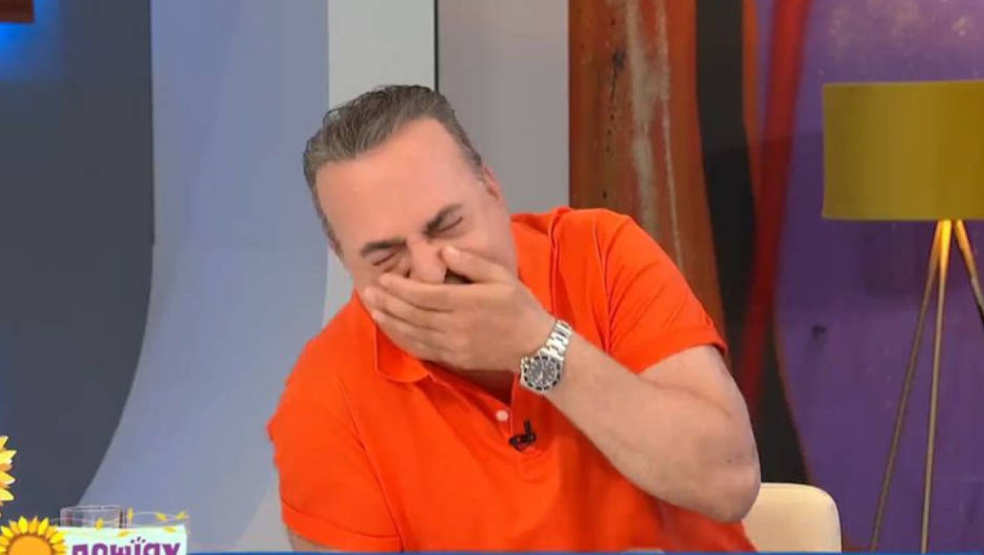 Φώτης Σεργουλόπουλος: Το επικό σαρδάμ on air - Τι είπε και τον έπιασε νευρικό γέλιο (vid)