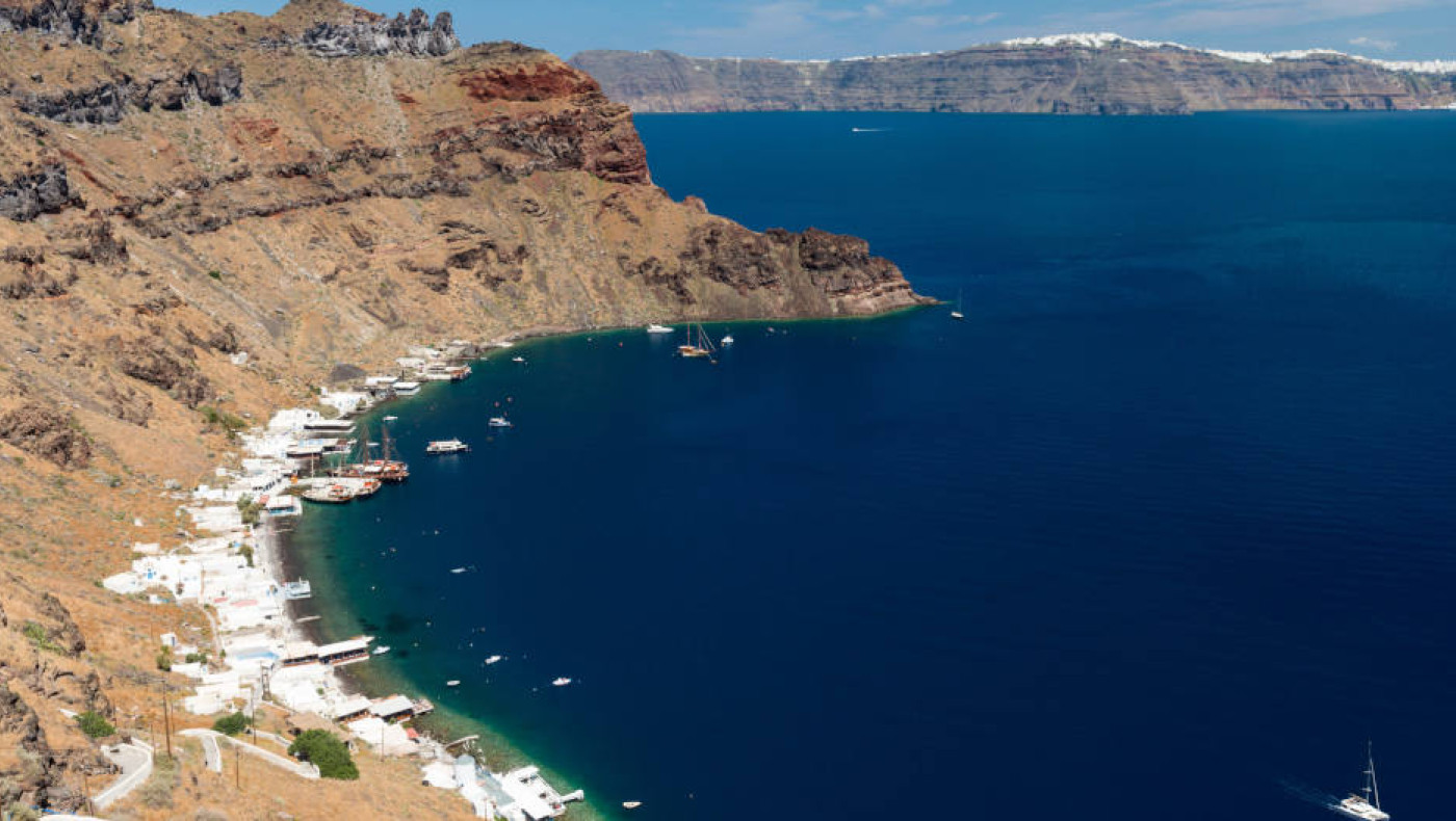 Σαντορίνη: Μεγάλη κατολίσθηση στη Θηρασιά-Συγκλονιστικό βίντεο