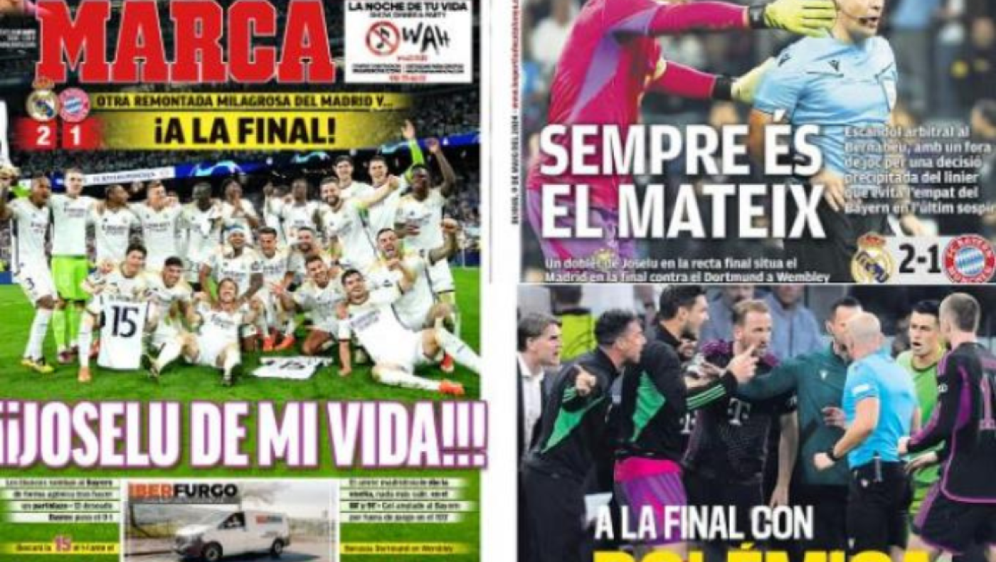 Μεγάλο «ξεφωνητό» για την πρόκριση της Ρεάλ από Γερμανικό και... Ισπανικό Τύπο
