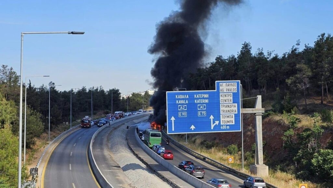 Θεσσαλονίκη: Η ανακοίνωση του ΟΑΣΘ για την πυρκαγιά στο λεωφορείο