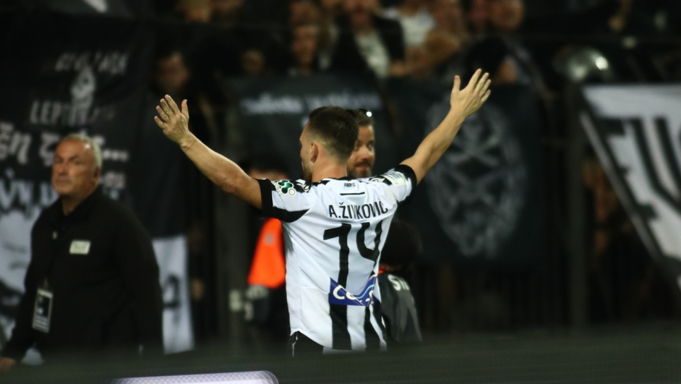 Τρομερή ασίστ Κωνσταντέλια, άψογο πλασέ Αντρίγια Ζίφκοβιτς και 2-0 ο ΠΑΟΚ (vid)