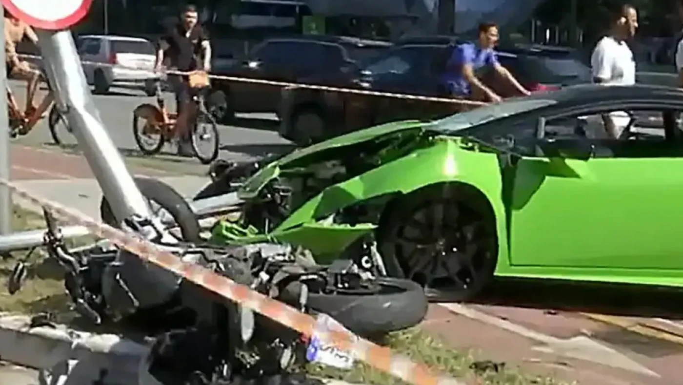 Βίντεο-σοκ: Τον πάτησε με τη Lamborghini του, γιατί του έκλεψε το Rolex