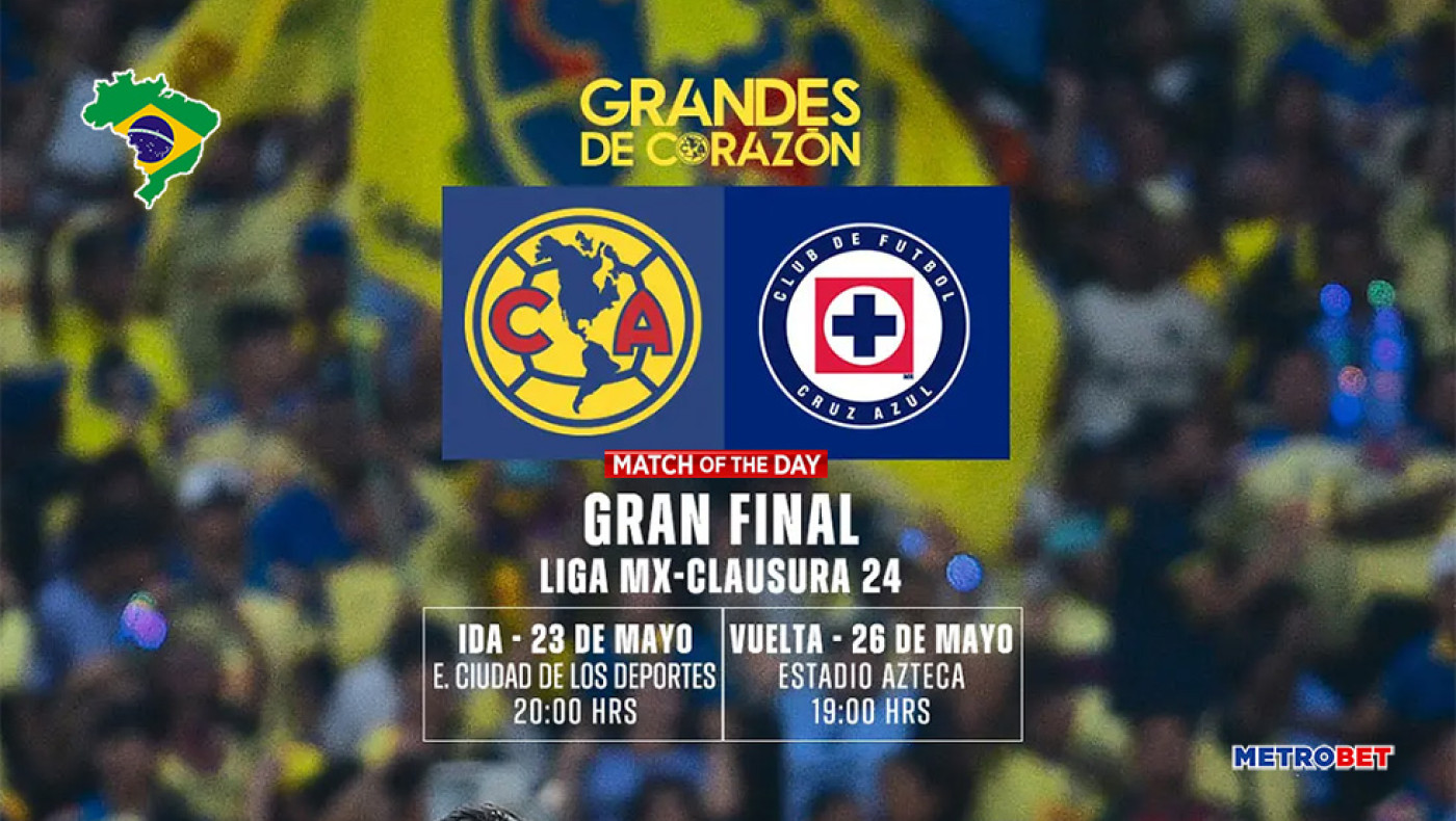 «Ματς της ημέρας» :  Ο πρώτος μεγάλος τελικός στο Μεξικό : - Κρουζ Αζούλ – Κλαμπ Αμέρικα –