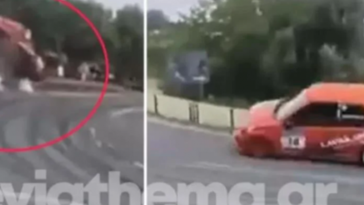 Εύβοια: Αυτοκίνητο... πέταξε σε στροφή