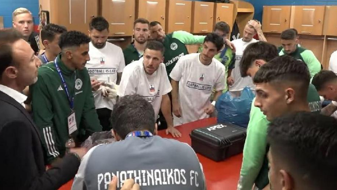 Η ομιλία του Κόντη πριν το ματς του Παναθηναϊκού με τον Άρη