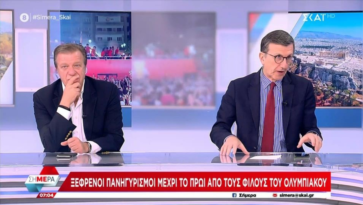 ΣΚΑΪ: «Δύσκολη νύχτα για τους ΑΕΚτζήδες» - Χαμόγελα από Οικονόμου και Πορτοσάλτε