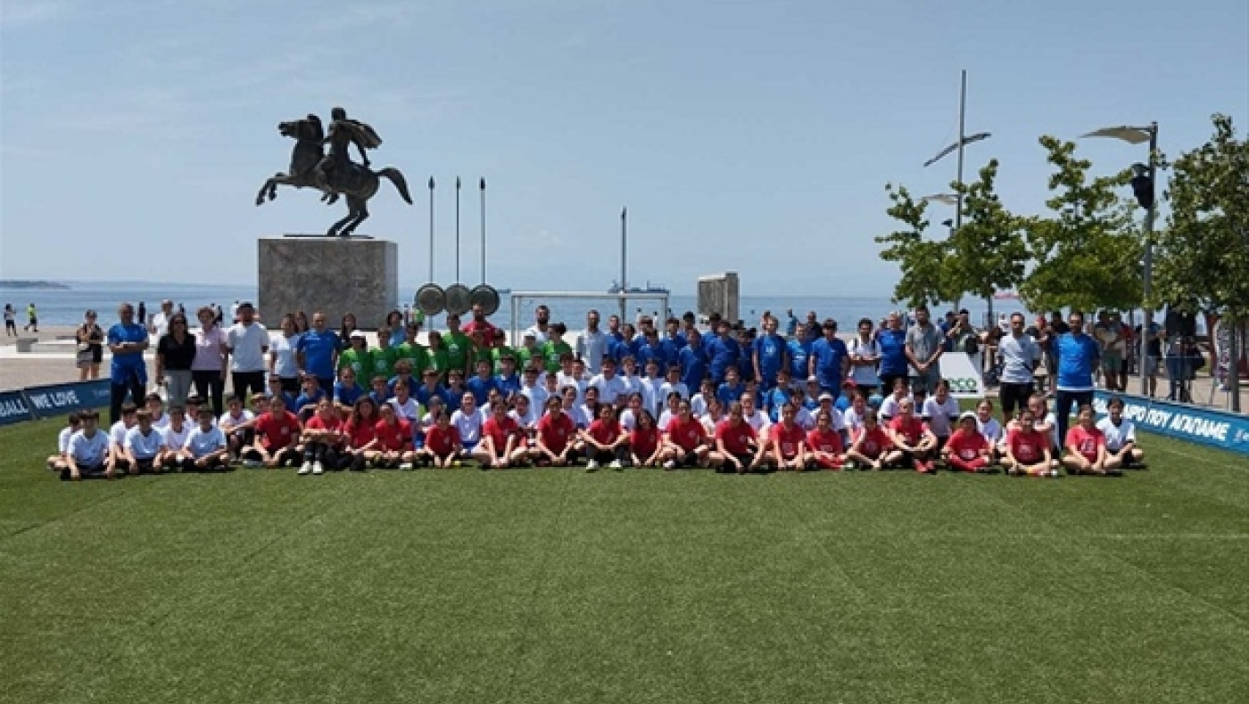 Με ιδιαίτερη επιτυχία τα παιχνίδια στην παραλία της Θεσσαλονίκης