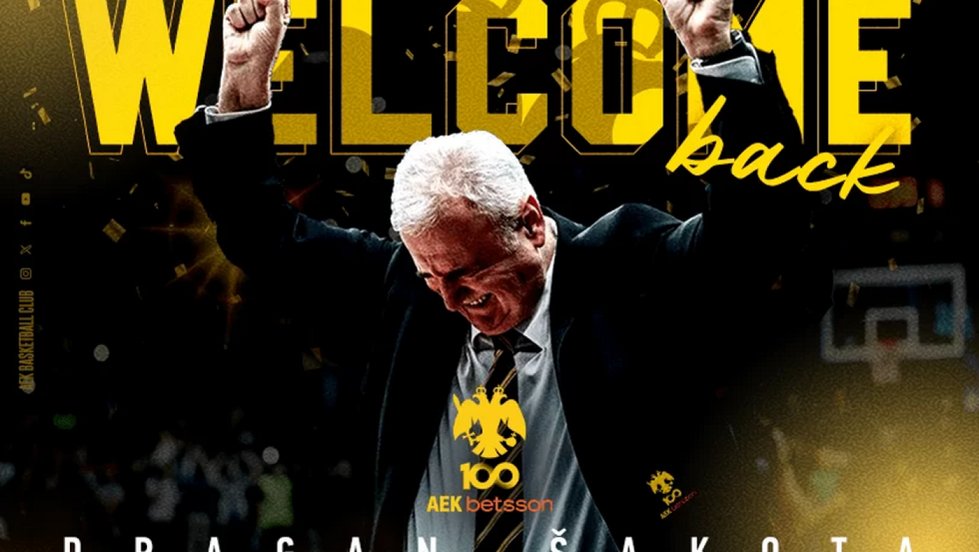 Επιστροφή Σάκοτα για τέταρτη φορά στην ΑΕΚ