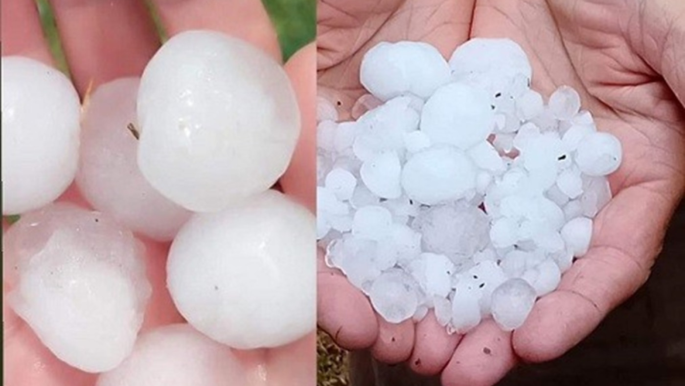 Μεγάλες καταστροφές από χαλάζι μεγέθους καρυδιού σε Ορεστιάδα, Διδυμότειχο