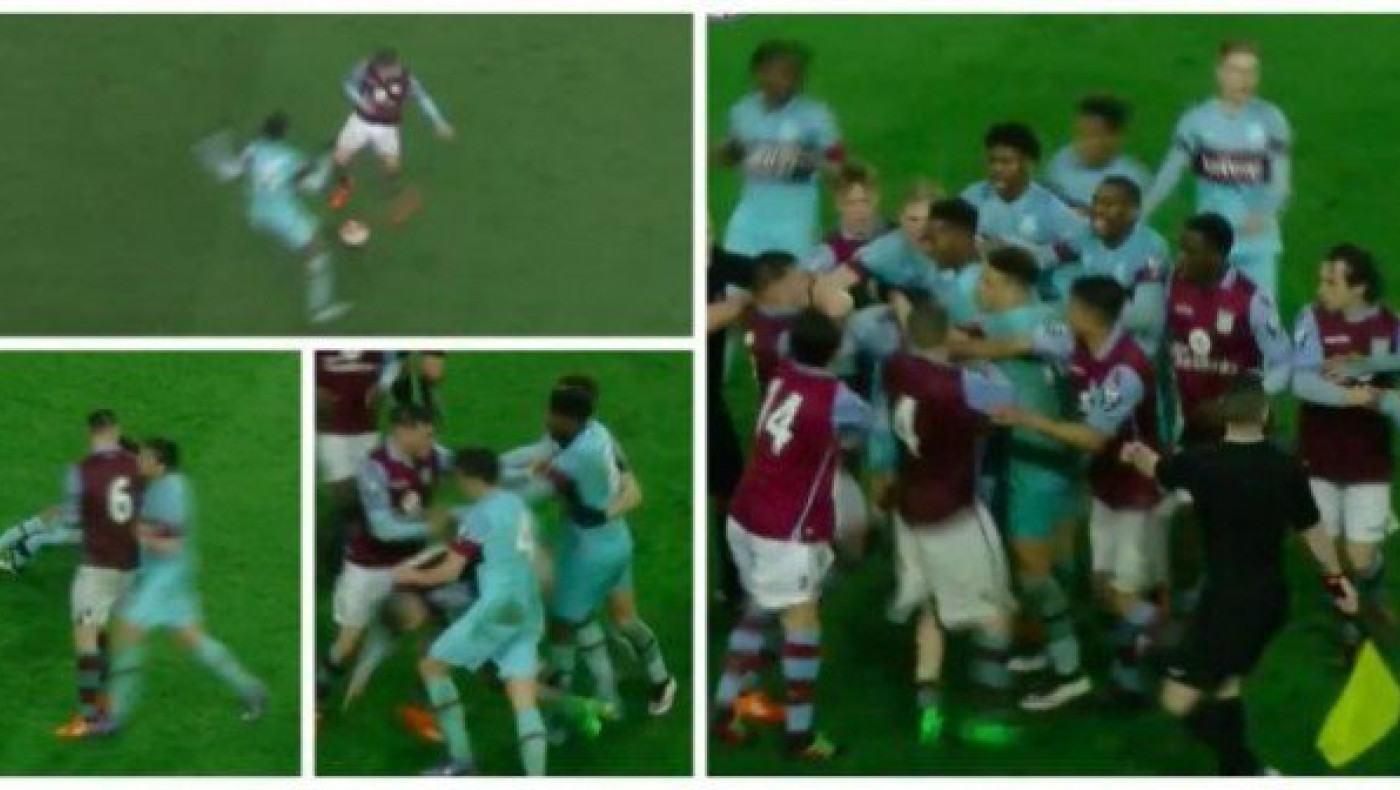 Συμπλοκές στο Άστον Βίλα - Γουέστ Χαμ! (video & pics)