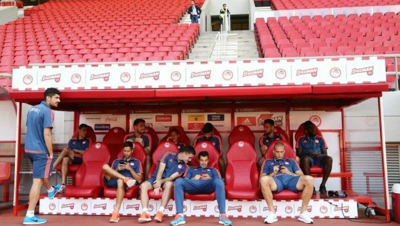 Οι παίκτες του Ολυμπιακού κατέβηκαν κανονικά, αλλά μάταια... (pics)