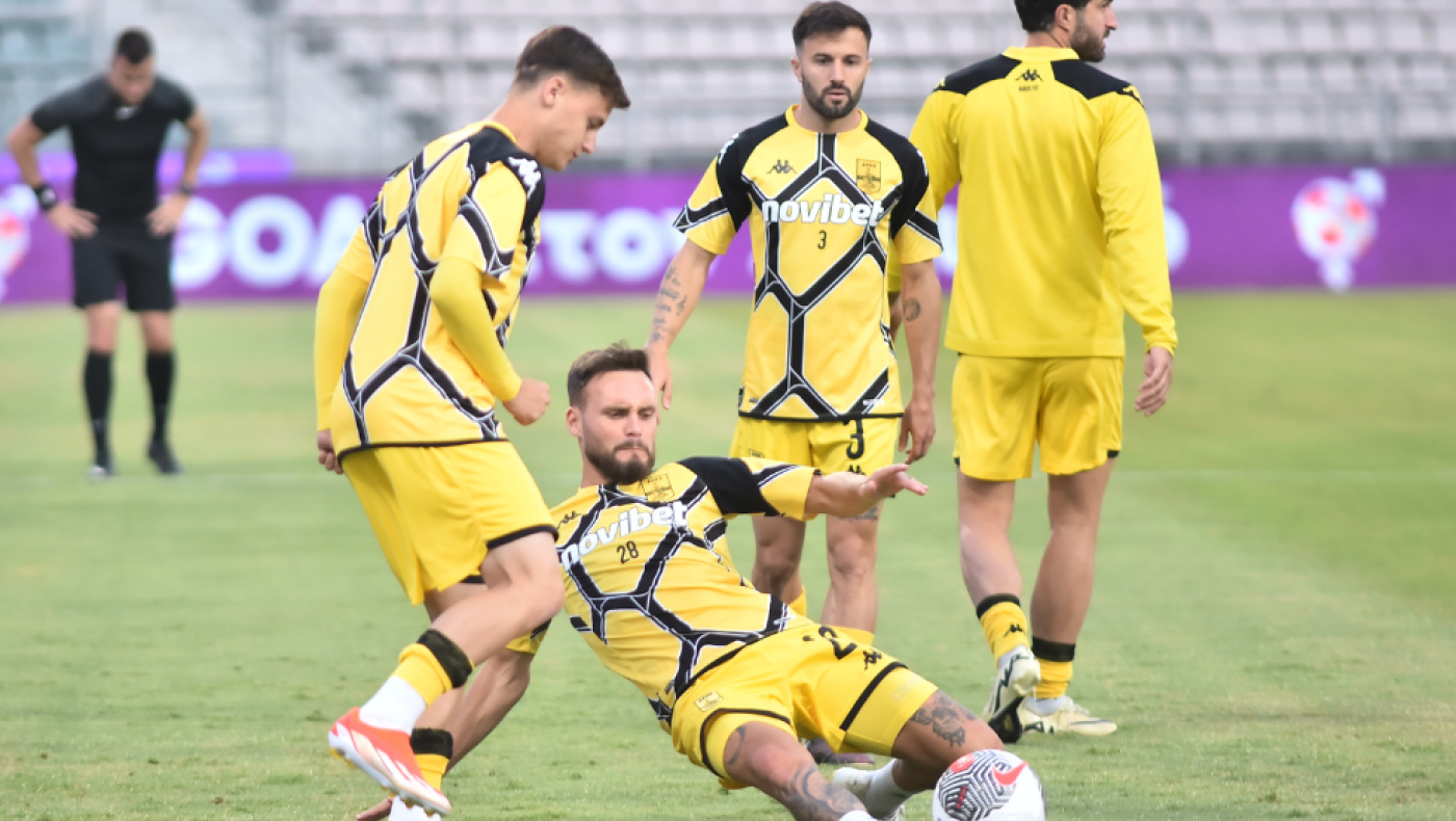 Άρης: Προπόνηση με Βερστράτε