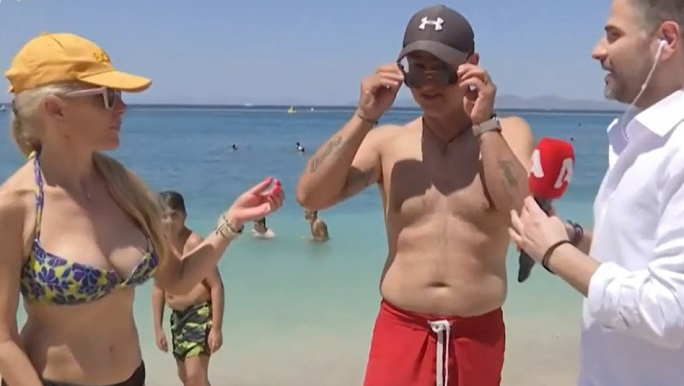 Τύπος live από παραλία για τη γυναίκα του: «Κάπου θα πνίγηκε»