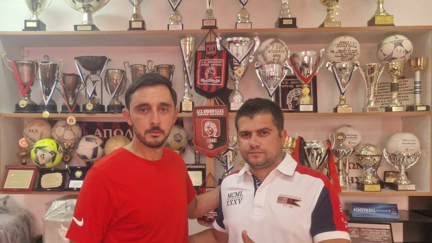 Με  Βοτάρη και στη Γ' Εθνική ο Απόλλων Κρ. Βρύσης