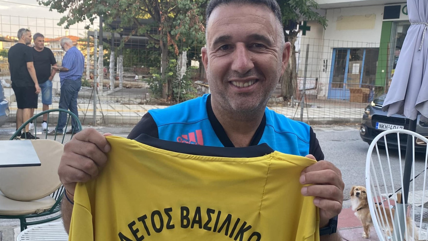 Ο Γιάννης Θέος στο προπονητικό team των Τμημάτων Υποδομών του Αετού Βασιλικών