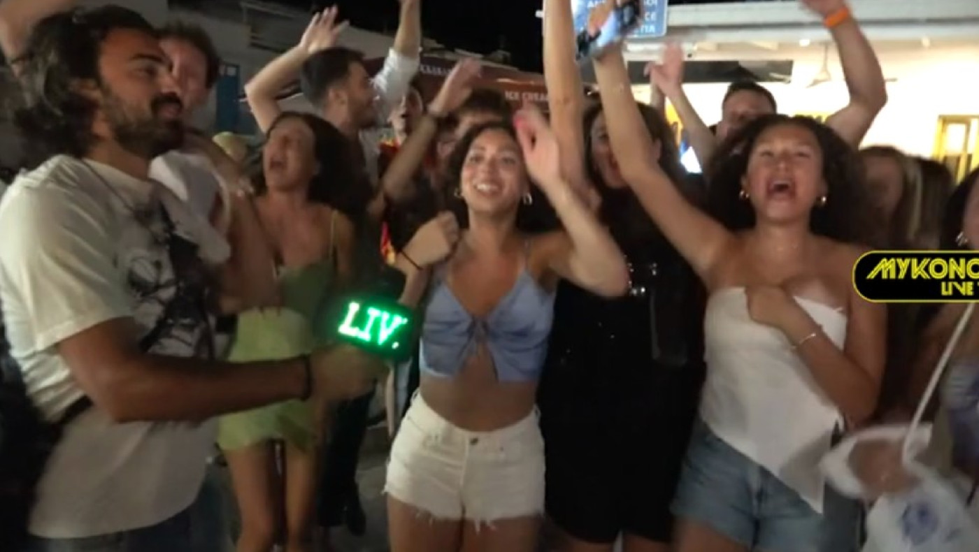 Το γλέντησαν στη Μύκονο οι Ισπανοί!