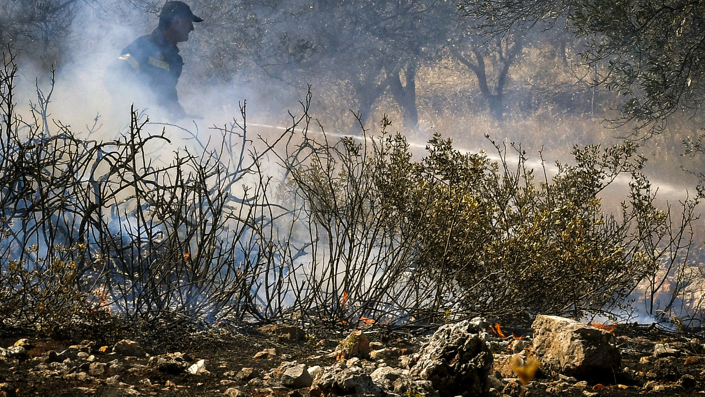 Μεγάλη πυρκαγιά στο Πήλιο - Καλύτερη πλέον η εικόνα