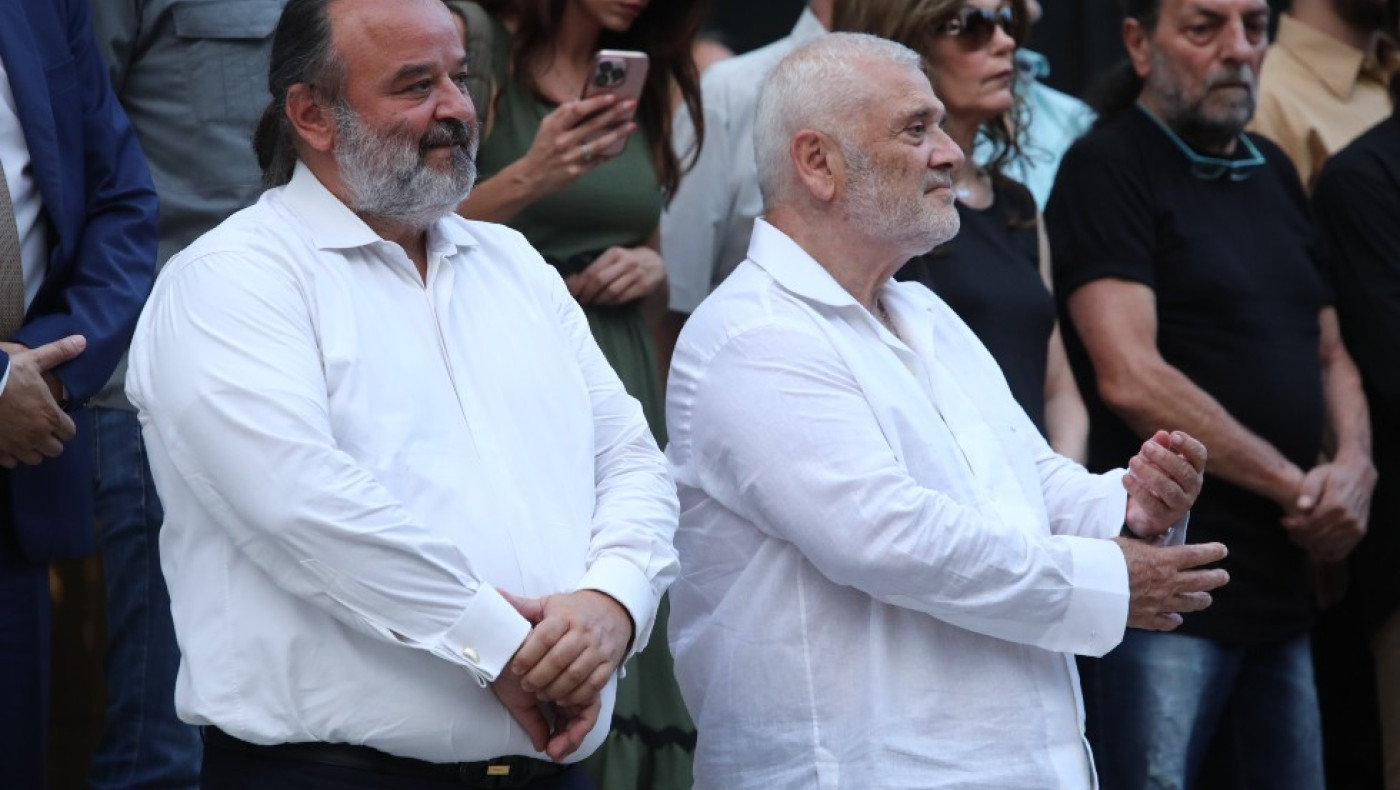 ΑΕΚ: Παρουσία Μελισσανίδη τα αποκαλυπτήρια των αγαλμάτων Νεστορίδη-Παπαϊωάννου (pics)