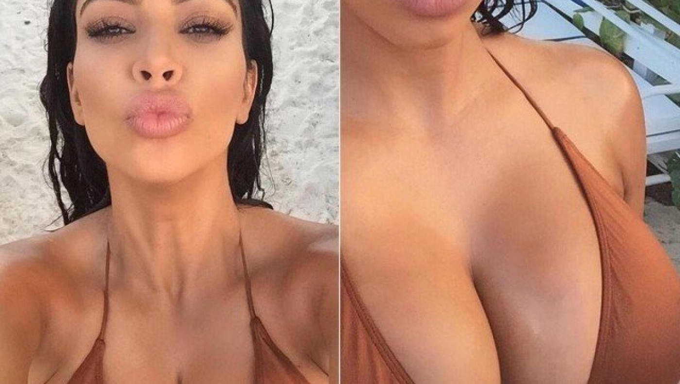 Το νέο μαγιό της Κιμ Καρντάσιαν τα αποκαλύπτει όλα! (pics)