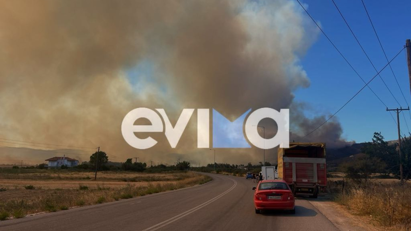 Φωτιά στην Εύβοια: Οι φλόγες έκαψαν πυροσβεστικό όχημα-Νέο μήνυμα του 112