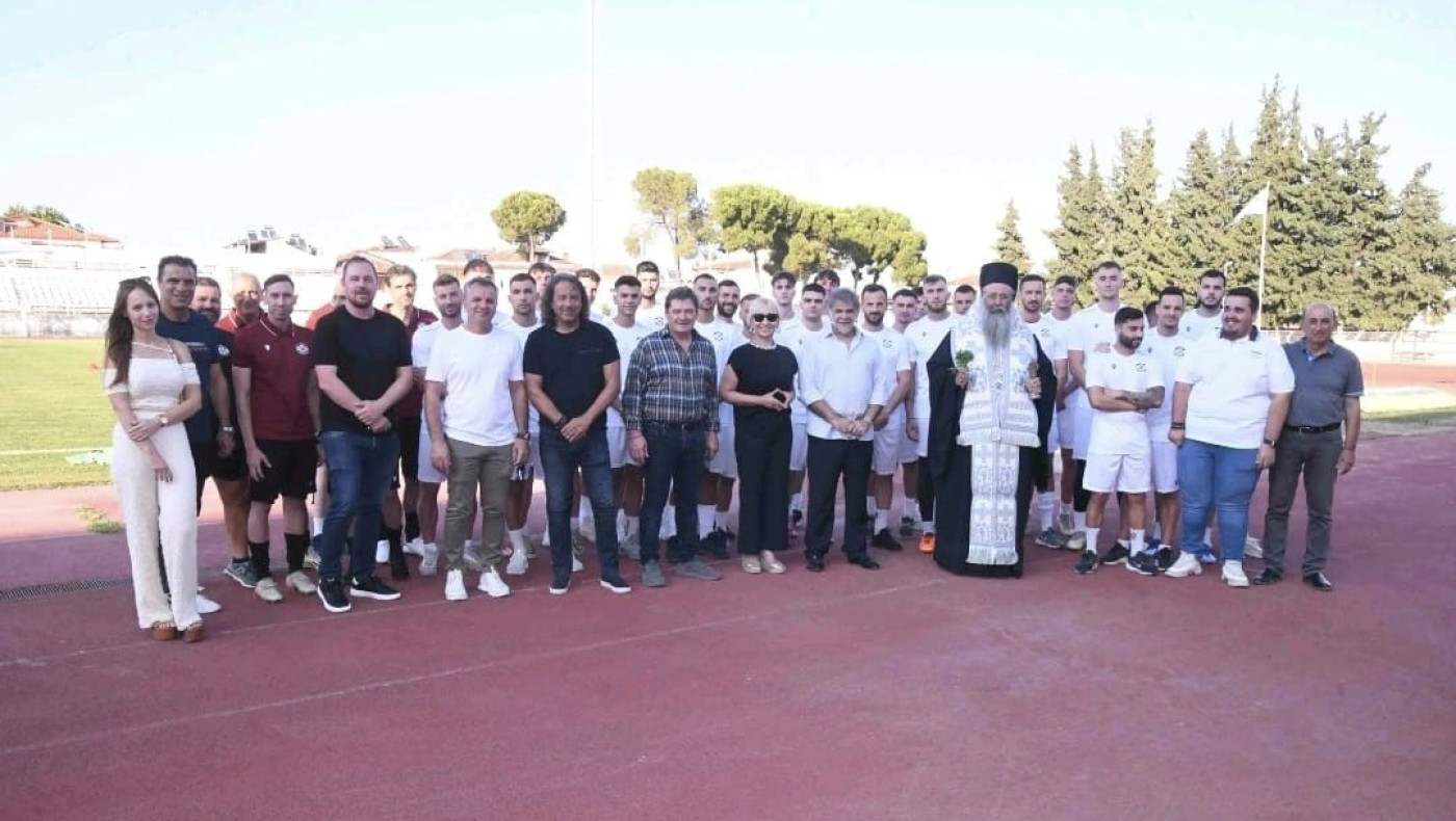 Αγιασμός και πρώτη προπόνηση στον Πιερικό