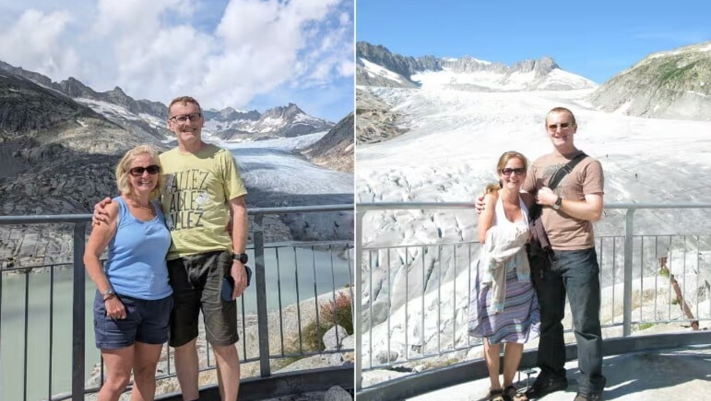 Τουρίστες στις Άλπεις... 15χρόνια μετά, μένοντας έκπληκτοι!