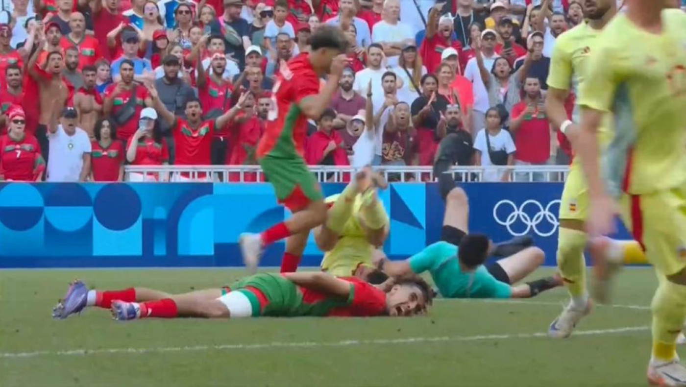 Ολυμπιακοί Αγώνες-Μαρόκο VS Ισπανία: Η σύγκρουση έφερε αλλαγή... διαιτητή!
