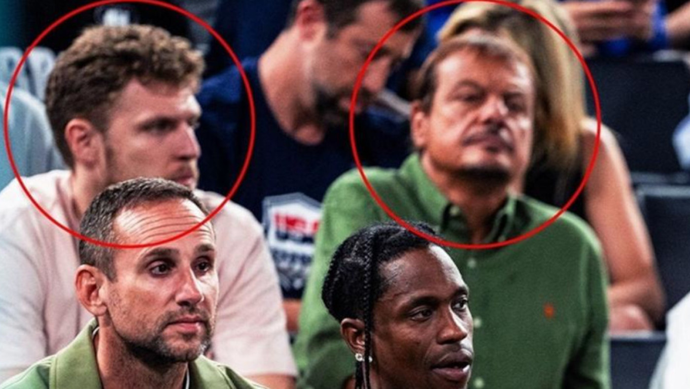 Ολυμπιακοί Αγώνες 2024: Παρέα είδαν το ΗΠΑ-Σερβία οι Αταμάν και Βεζένκοφ