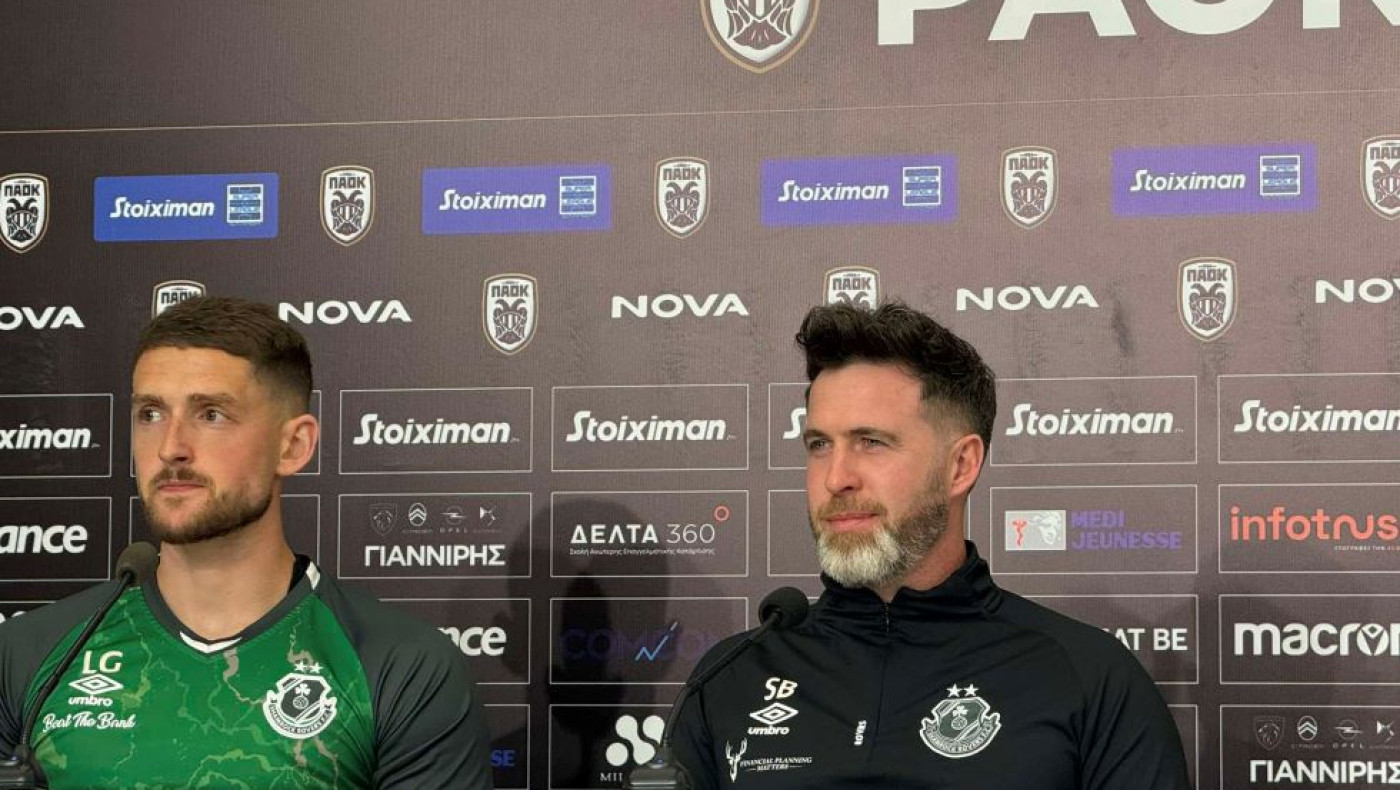 Προπονητής Σάμροκ: «Φαβορί ο ΠΑΟΚ, είναι μεγαλύτερη ομάδα»