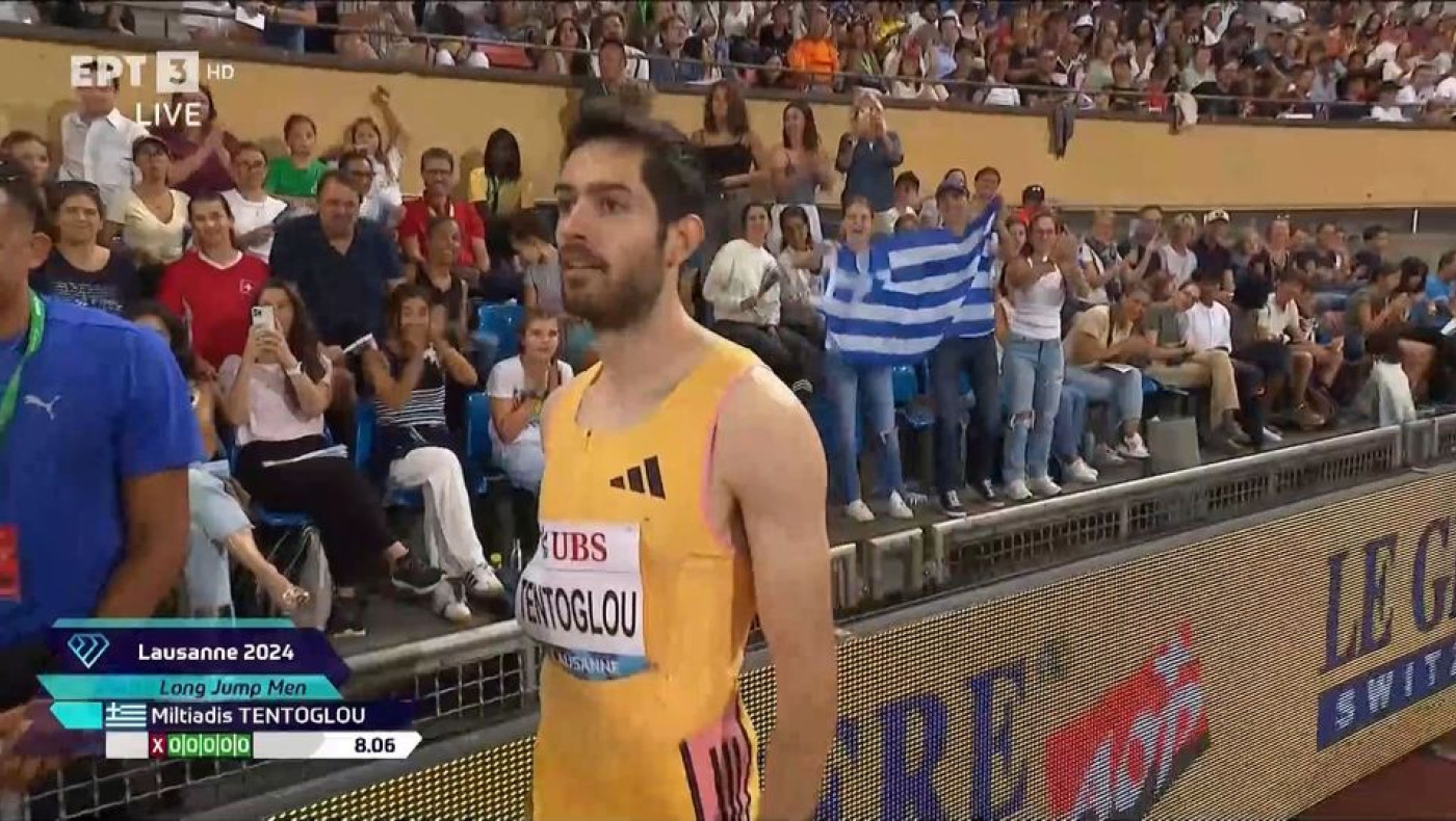 Μίλτος Τεντόγλου: Πρωτιά με 8.06 και στο Diamond League της Λωζάνης (vids)