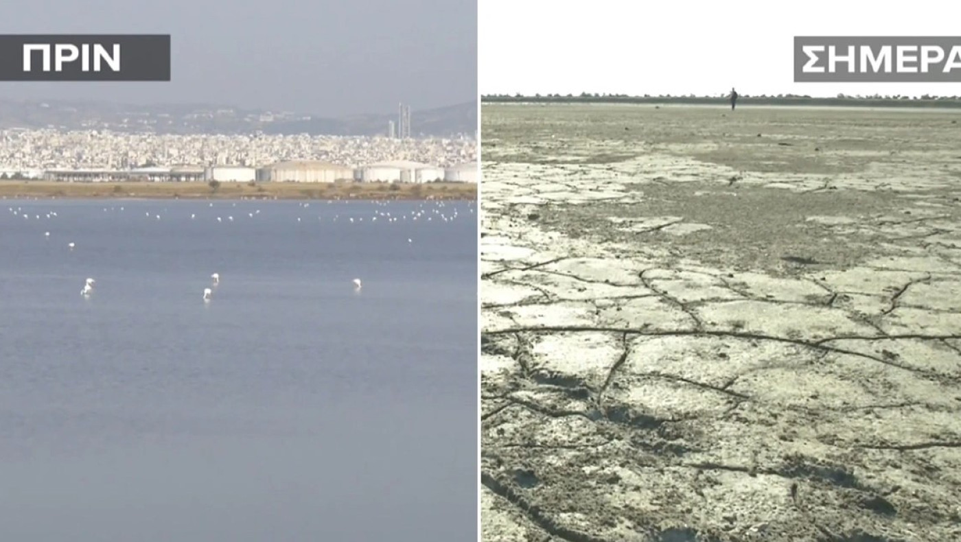 Θεσσαλονίκη: Ξεράθηκε η λιμνοθάλασσα του Καλοχωρίου! (vid)