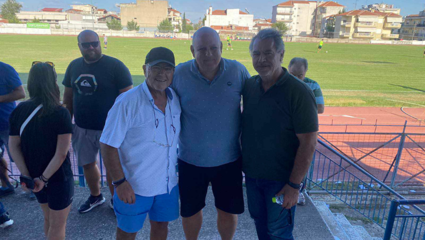 Άριστη φιλοξενία για τον Μακεδονικό στην Ορεστιάδα: Η φωτογραφία των τριών προέδρων