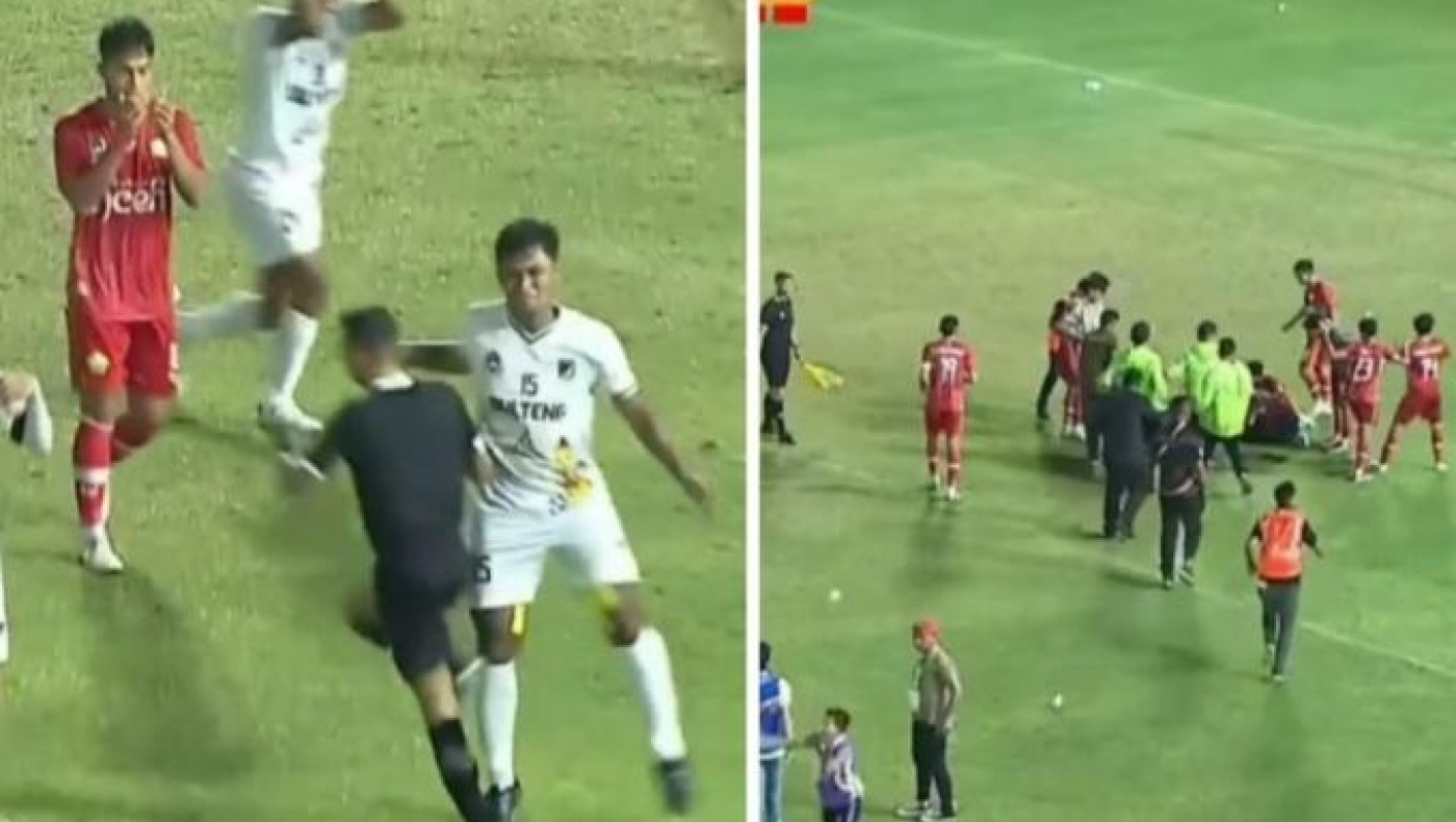 Μπουνιά σε διαιτητή για ένα... πέναλτι