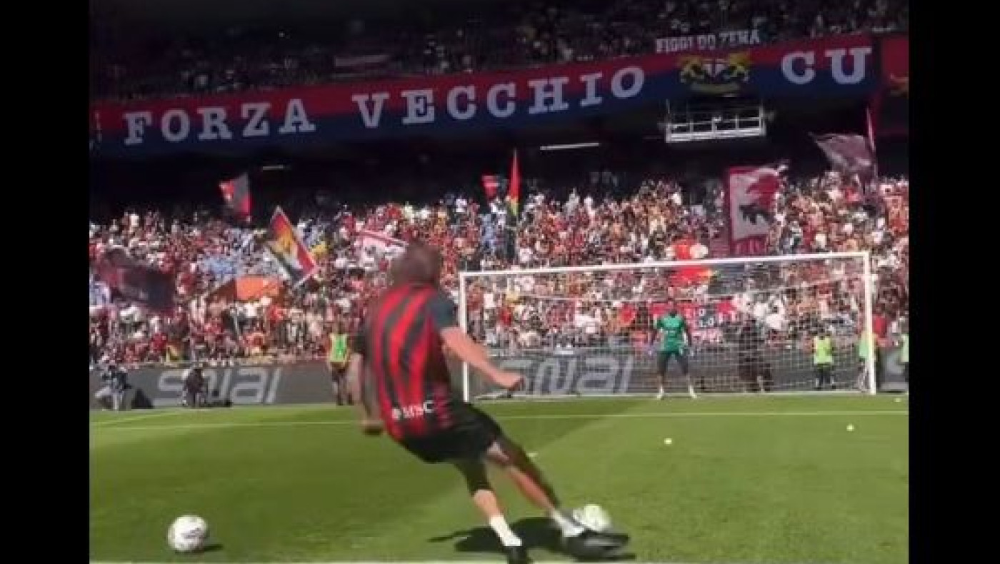 Τα﻿ σουτάκια από τον... ποδοσφαιριστή Τσιτσιπά στο Τζένοα-Ρόμα! (vid)