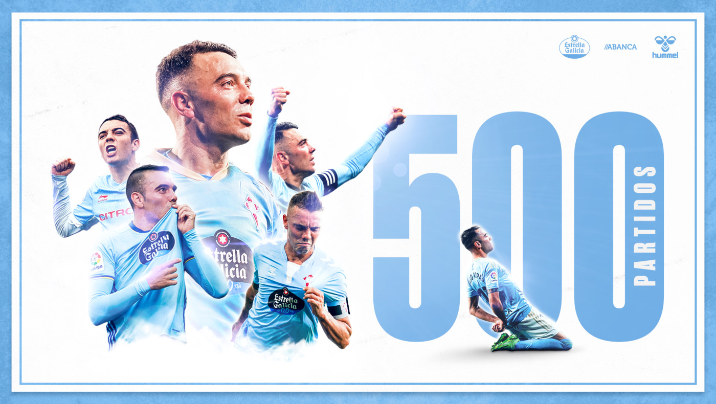 Ιάγο Άσπας: Ξεπέρασε τους 500 επίσημους αγώνες με τη Θέλτα!