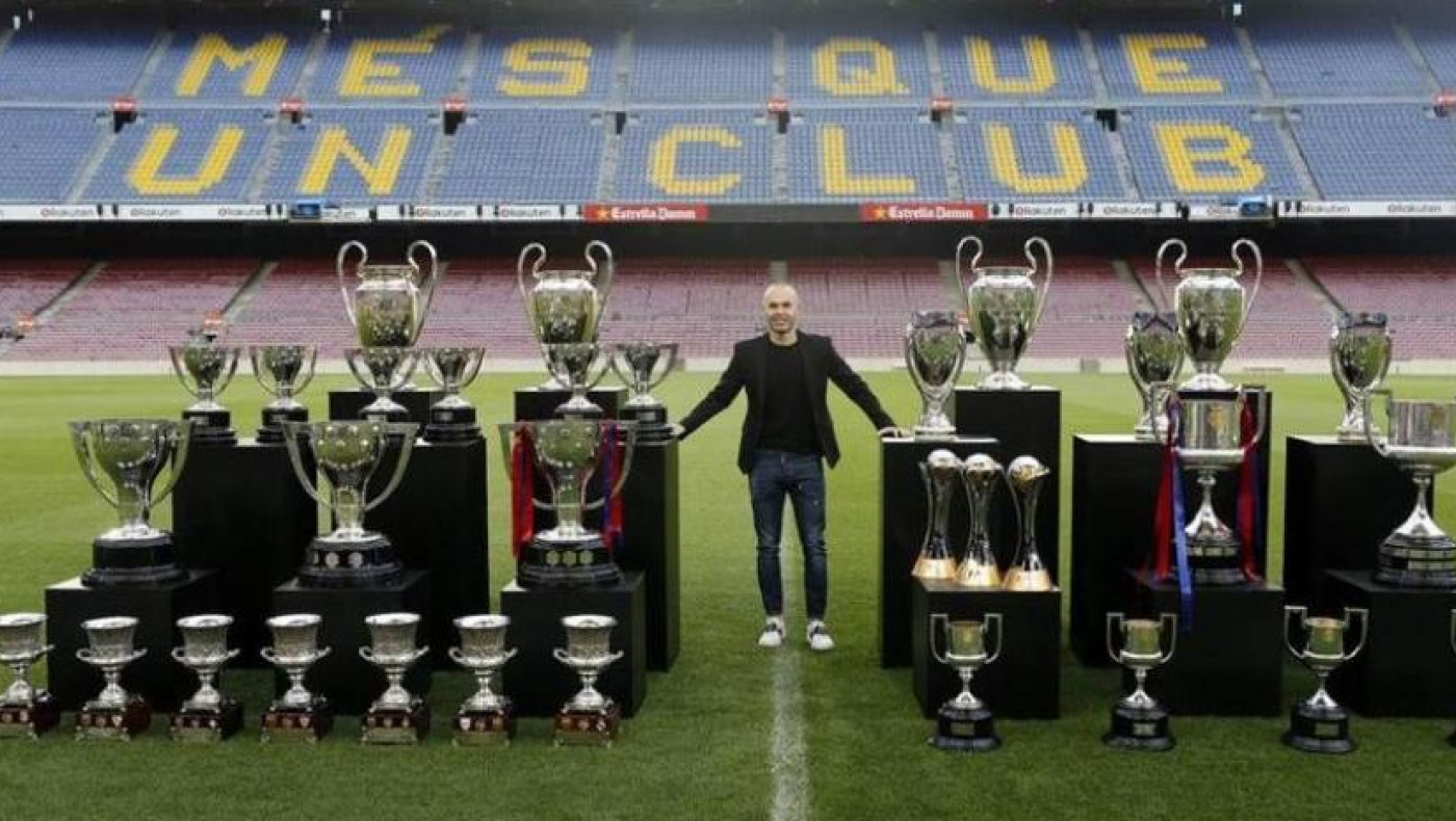 Αντρές Ινιέστα: Η λαμπερή «βιτρίνα» τίτλων του με τη «Μπάρτσα»