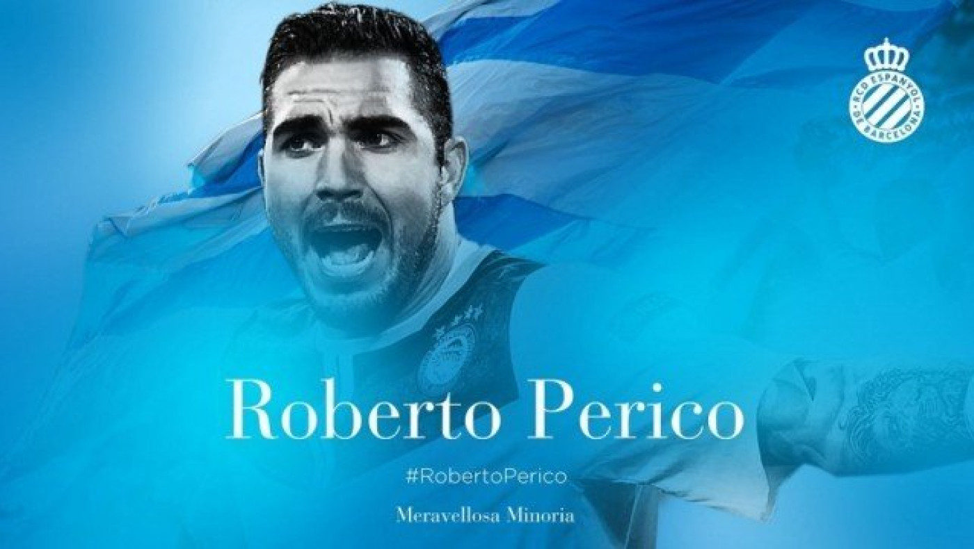 Παίκτης   της   Εσπανιόλ  και  επίσημα  ο Ρομπέρτο