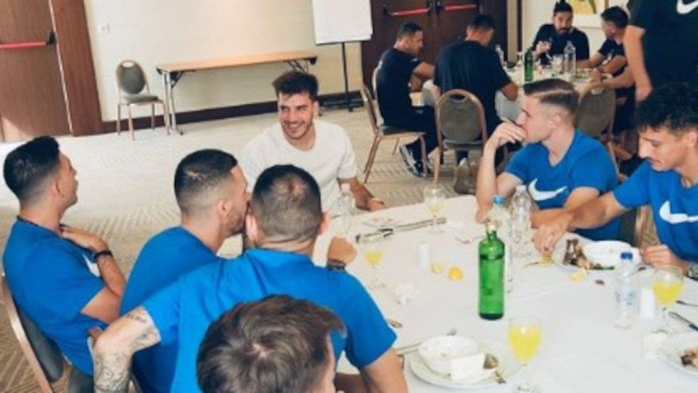 Εθνική ομάδα: Επίσκεψη από τον Φώτη Ιωαννίδη στους διεθνείς