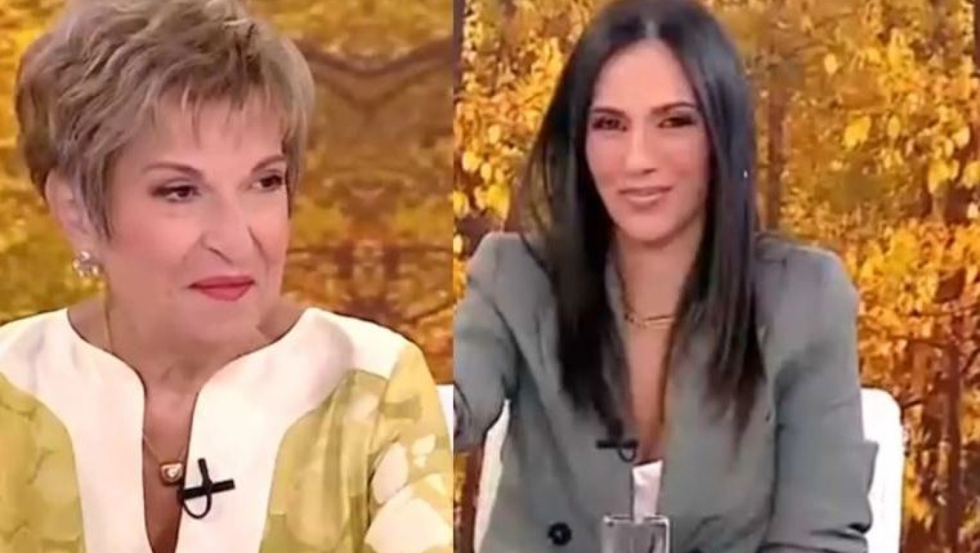 Ανθή Βούλγαρη-Ιωάννα Μάνδρου: «Τρώω με το μάτι» - «Ναι, αλλά δεν τρως τίποτα»