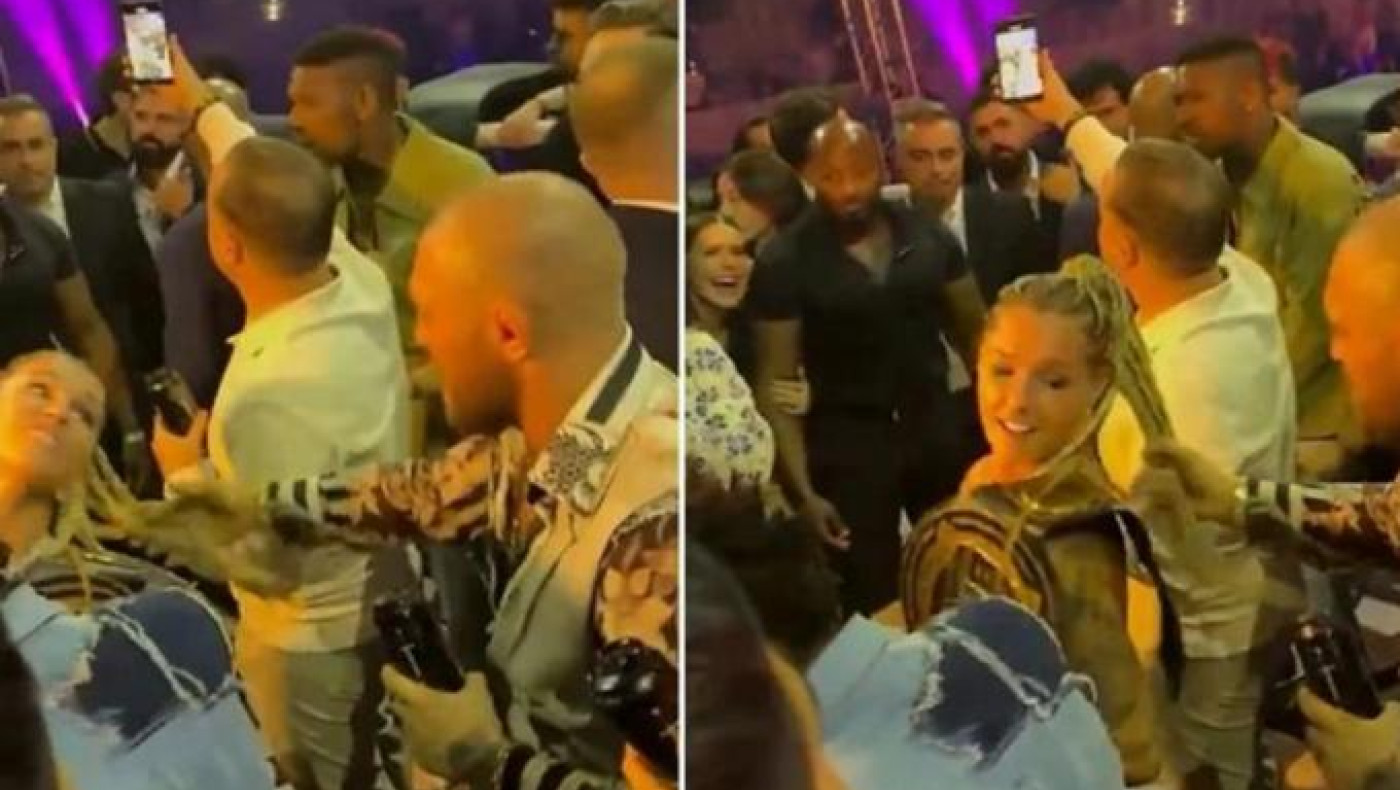 ΜακΓκρέγκορ: Viral τα «παιχνιδάκια» του με μαχήτρια μπροστά στη σύντροφό του!