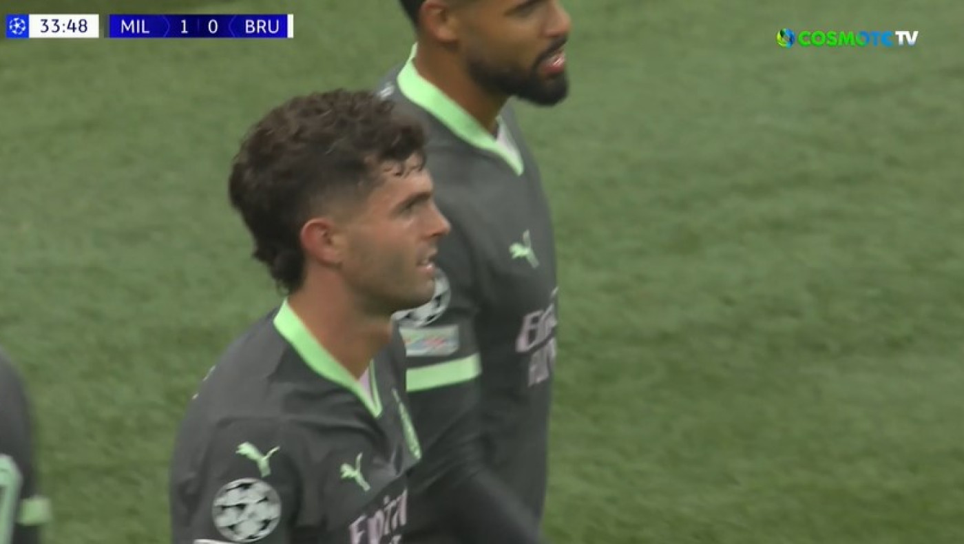 Μίλαν-Κλαμπ Μπριζ: Γκολ με απευθείας κόρνερ δέχθηκε η ομάδα του Τζόλη!