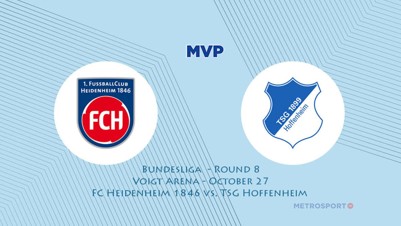 «MVP» :  Πάλι κέρδος χθες, ενώ σήμερα μπαίνω με ρίσκο, κυρίως σε ό,τι αφορά στην Γερμανία και τον άσο με 2-1 σκορ της Χαϊντεχάιμ…