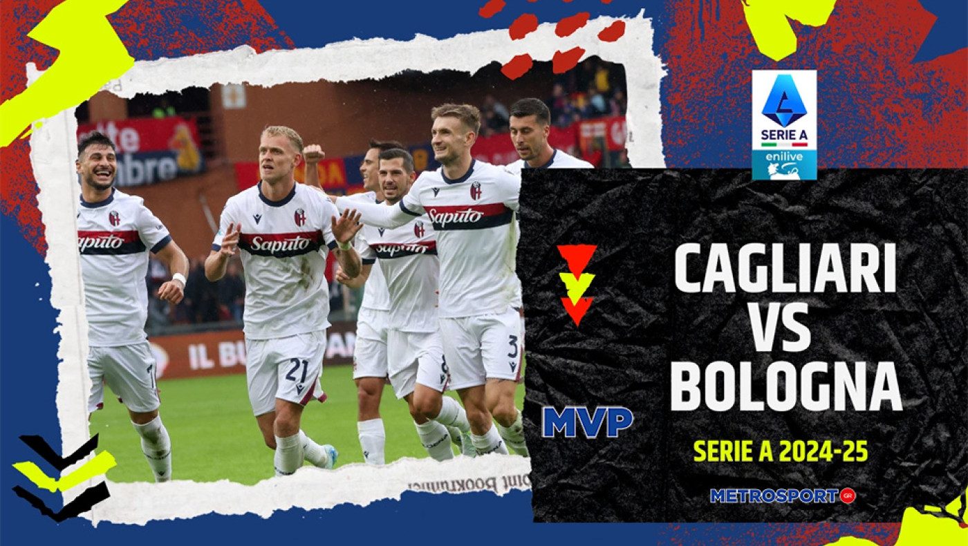 «MVP»:  Πλούσιο το μενού σήμερα, δεσπόζει το «Χ» της Μπολόνια στο Κάλιαρι, εκεί όπου στηρίζω και τα 1-1 και 1-2 σκορ…