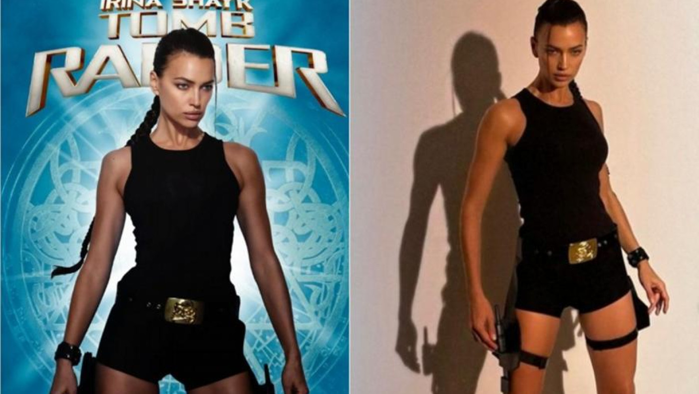 Ιρίνα Σάικ: Η σέξι μεταμφίεση σε Λάρα Κροφτ για το Halloween!