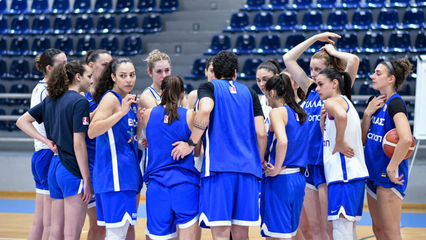 Η αποστολή της εθνικής γυναικών για τους αγώνες με Γερμανία και Ιταλία