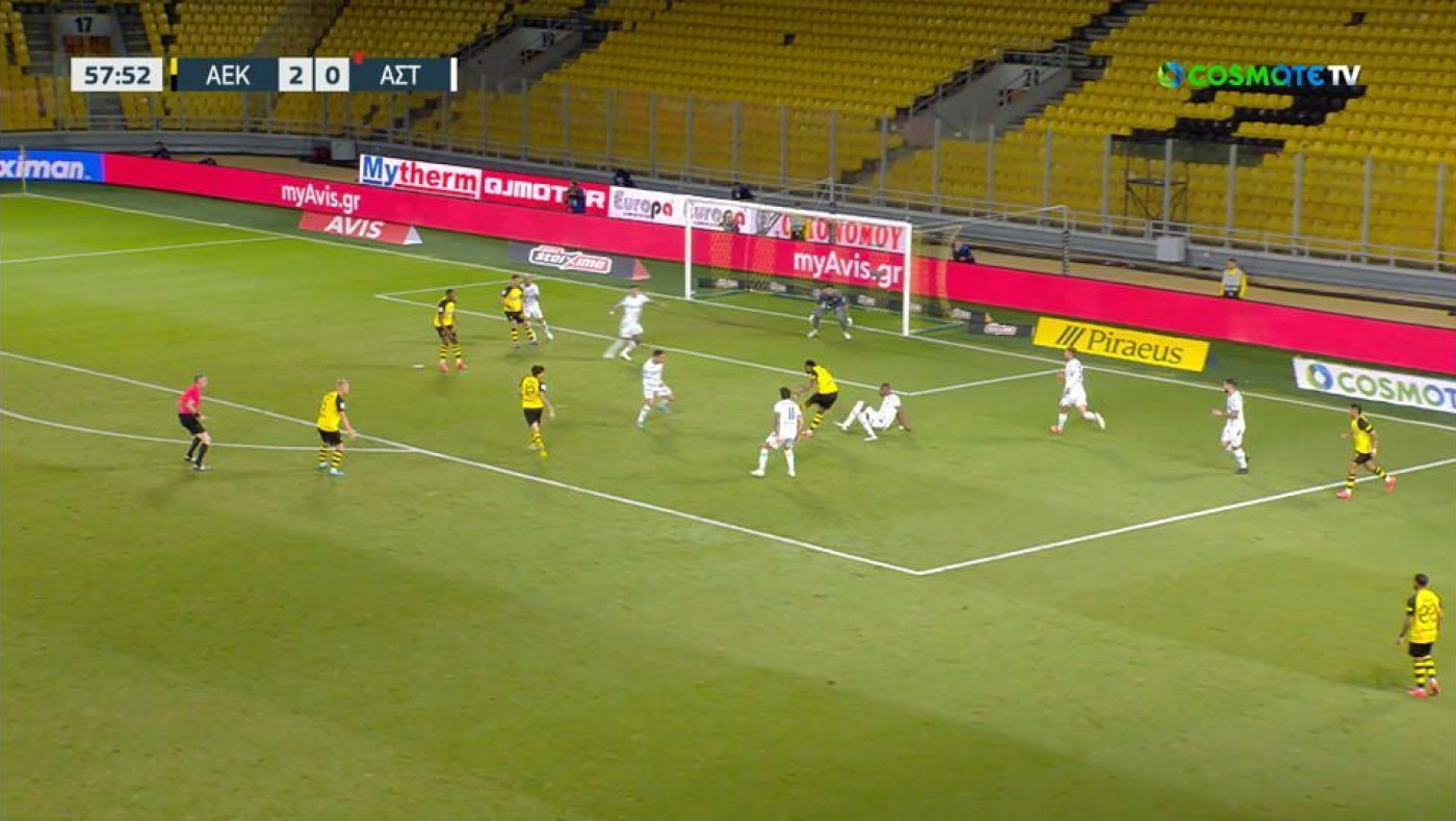 Πάρτι της ΑΕΚ και 3-0 κόντρα στον Αστέρα AKTOR